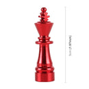 4 PCS Chess 3 Shape Gas Cap Mouthpiece Cover Tire Cap Car Tire Valve Caps (Red)