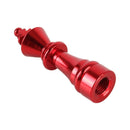 4 PCS Chess 3 Shape Gas Cap Mouthpiece Cover Tire Cap Car Tire Valve Caps (Red)