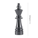 4 PCS Chess 3 Shape Gas Cap Mouthpiece Cover Tire Cap Car Tire Valve Caps (Silver Grey)