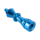4 PCS Chess 3 Shape Gas Cap Mouthpiece Cover Tire Cap Car Tire Valve Caps (Baby Blue)