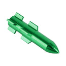 4 PCS Double Wings Shape Gas Cap Mouthpiece Cover Tire Cap Car Tire Valve Caps (Green)