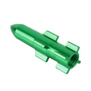 4 PCS Double Wings Shape Gas Cap Mouthpiece Cover Tire Cap Car Tire Valve Caps (Green)