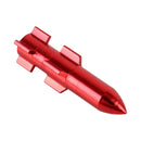 4 PCS Double Wings Shape Gas Cap Mouthpiece Cover Tire Cap Car Tire Valve Caps (Red)
