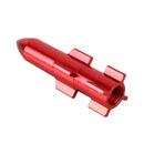 4 PCS Double Wings Shape Gas Cap Mouthpiece Cover Tire Cap Car Tire Valve Caps (Red)