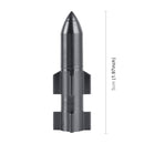 4 PCS Double Wings Shape Gas Cap Mouthpiece Cover Tire Cap Car Tire Valve Caps (Silver Grey)