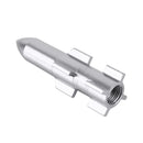 4 PCS Double Wings Shape Gas Cap Mouthpiece Cover Tire Cap Car Tire Valve Caps (Silver)