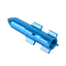 4 PCS Double Wings Shape Gas Cap Mouthpiece Cover Tire Cap Car Tire Valve Caps (Baby Blue)