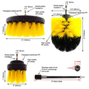 32 in 1 Floor Wall Window Glass Cleaning Descaling Electric Drill Brush Head Set