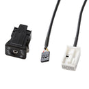 Car Handheld Box AUX Interface Connector + Cable Wire Harness for Volkswagen Bora / Audi