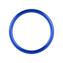 4 PCS / Set Air Conditioning Vent Metal Decorative Ring for Audi A1(Blue)