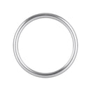 4 PCS / Set Air Conditioning Vent Metal Decorative Ring for Audi A1(Silver)