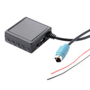 Car AUX Wireless Bluetooth Music Audio Cable + MIC Phone Control Change Song for Alpine KCE-236B 9870/9872