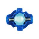 10 PCS B8.3 0.2W DC12V Wedge Instrument Panel COB LED Light Dashboard Gauge Cluster Indicator Lamp Bulb (Blue Light)