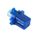 10 PCS B8.3 0.2W DC12V Wedge Instrument Panel COB LED Light Dashboard Gauge Cluster Indicator Lamp Bulb (Blue Light)