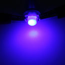 10 PCS B8.3 0.2W DC12V Wedge Instrument Panel COB LED Light Dashboard Gauge Cluster Indicator Lamp Bulb (Blue Light)