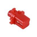 10 PCS B8.3 0.2W DC12V Wedge Instrument Panel COB LED Light Dashboard Gauge Cluster Indicator Lamp Bulb (Red Light)