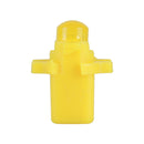 10 PCS B8.3 0.2W DC12V Wedge Instrument Panel COB LED Light Dashboard Gauge Cluster Indicator Lamp Bulb (Yellow Light)