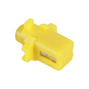 10 PCS B8.3 0.2W DC12V Wedge Instrument Panel COB LED Light Dashboard Gauge Cluster Indicator Lamp Bulb (Yellow Light)