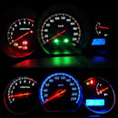 10 PCS B8.3 0.2W DC12V Wedge Instrument Panel COB LED Light Dashboard Gauge Cluster Indicator Lamp Bulb (Red Light)