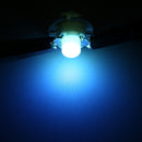 10 PCS B8.4 0.2W DC12V Wedge Instrument Panel COB LED Light Dashboard Gauge Cluster Indicator Lamp Bulb (Ice Blue Light)
