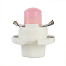 10 PCS B8.4 0.2W DC12V Wedge Instrument Panel COB LED Light Dashboard Gauge Cluster Indicator Lamp Bulb (Pink Light)