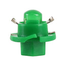 10 PCS B8.4 0.2W DC12V Wedge Instrument Panel COB LED Light Dashboard Gauge Cluster Indicator Lamp Bulb (Green Light)