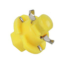 10 PCS B8.4 0.2W DC12V Wedge Instrument Panel COB LED Light Dashboard Gauge Cluster Indicator Lamp Bulb (Yellow Light)