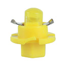 10 PCS B8.4 0.2W DC12V Wedge Instrument Panel COB LED Light Dashboard Gauge Cluster Indicator Lamp Bulb (Yellow Light)