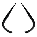 Car Front Wind Knife Decoration Sticker Strip for Mercedes-Benz E Class W213 2016-2020/E200/E260/E300 (Black)
