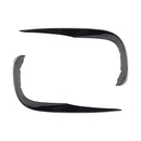 Car Front Wind Knife Decoration Sticker Strip for Mercedes-Benz E Class W213 2016-2020/E200/E260/E300 (Carbon Fiber Black)