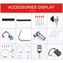 Snap-in Car Air Heater Fuel Parking Heater, Specifications: Four-hole 5000W-LED Switch