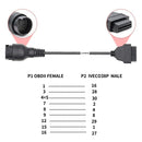 38 Pin to OBD2 Truck Cable for IVECO