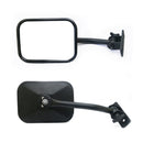SF-JP-003 Pair Car Side Door Rearview Mirror Adjustable Shape Angle Lens Blind Spot Exterior Mirror for Jeep Wrangler