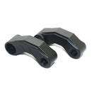 SF-YSZ-2 Mirror Code Motorcycle Modification Aluminum Alloy CNC Rearview Extension Bracket Set (Black)