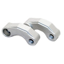 SF-YSZ-2 Mirror Code Motorcycle Modification Aluminum Alloy CNC Rearview Extension Bracket Set (Silver)