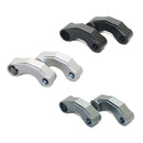SF-YSZ-2 Mirror Code Motorcycle Modification Aluminum Alloy CNC Rearview Extension Bracket Set (Titanium Color)
