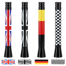 Short Universal Car Antenna Aerial 7.5cm (Black+White)