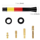 Short Universal Flag of Germany Pattern Car Antenna Aerial 7.5cm