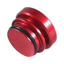 2 PCS Car / Motorcycle EJECT Letter Metal Cigarette Lighter Dust Cover (Red)