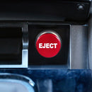 2 PCS Car / Motorcycle EJECT Letter Metal Cigarette Lighter Dust Cover (Red)