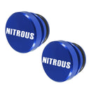 2 PCS Car / Motorcycle NITROUS Letter Metal Cigarette Lighter Dust Cover