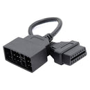 22Pin to 16Pin Car OBD2 Conversion Cable OBDII Diagnostic Adapter Cable for Toyota