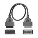 14Pin to 16Pin Car OBD2 Conversion Cable OBDII Diagnostic Adapter Cable for Nissan