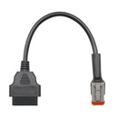 6Pin Motorcycles OBD2 Conversion Cable OBDII Diagnostic Adapter Cable for Harley Davidson