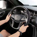 Car Universal Suede Steering Wheel Cover (Black)