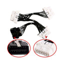 ELM327 OBD2 16Pin Male to 3 Female Car Diagnostic Cable