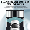 D80 1080P 11 inch 4GB AR Navigation Front and Rear Double Recording Driving Recorder, Support Bluetooth Voice Control / GPS