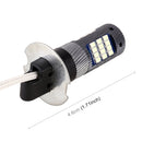 1 Pair H3 DC12V / 5W Car LED Fog Light with 42LEDs SMD-2016 Lamp Beads (Yellow Light)