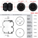 Car Airbag 1/2 inch NPT Single Port 2600LB Air Suspension Kit