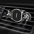 Car Dual-turbo Air Outlet Magnetic Mobile Phone Holder with Aromatherapy (Red)